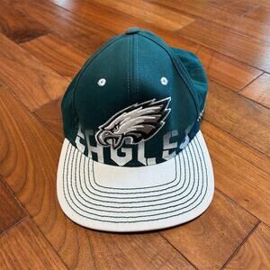 Philadelphia Eagles Reebok On-Field Fitted Hat Cap Green/Gray L/XL
